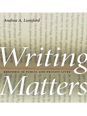 cover image of Writing Matters